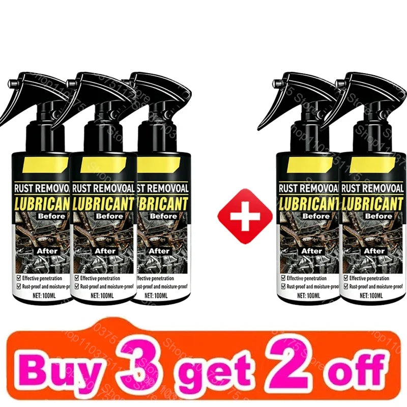 2026 Rust Remover Auto Exhaust Pipe Rust Derusting Spray Quickly Car Wheel Hub Care Clean Metal Iron Prowder Stain Removal Agent