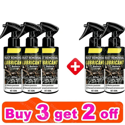 2026 Rust Remover Auto Exhaust Pipe Rust Derusting Spray Quickly Car Wheel Hub Care Clean Metal Iron Prowder Stain Removal Agent