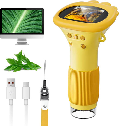 Digital Microscope with Integrated Screen