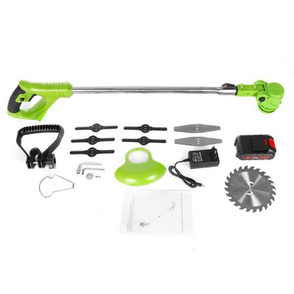 Annie’s Fashion Heavy Duty Cordless Strimmer & Brush Cutter – 2000mAh Battery, 240 Min Runtime