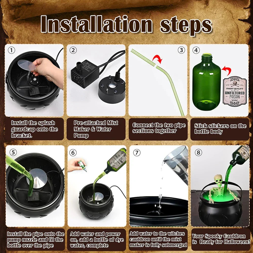 Annies-fashion – Halloween Witch Cauldron Decoration