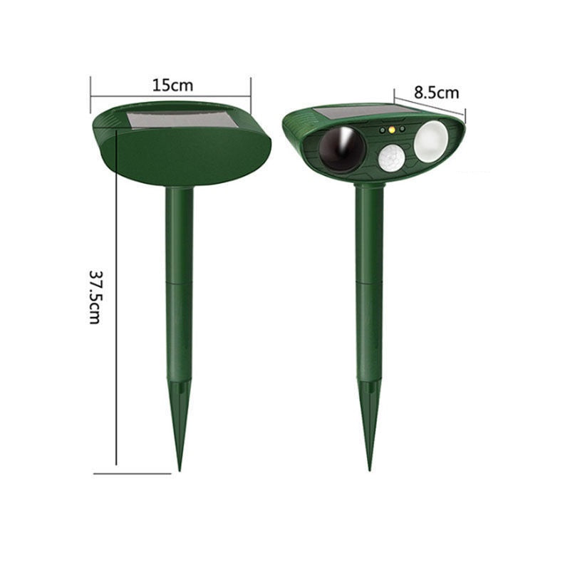 Annie’s Fashion Solar Powered Ultrasonic Deer Repellent – Motion Sensor Animal Deterrent for Garden, Lawn & Yard Protection