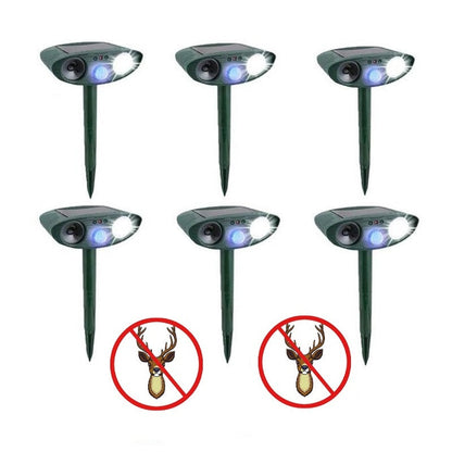 Annie’s Fashion Solar Powered Ultrasonic Deer Repellent – Motion Sensor Animal Deterrent for Garden, Lawn & Yard Protection