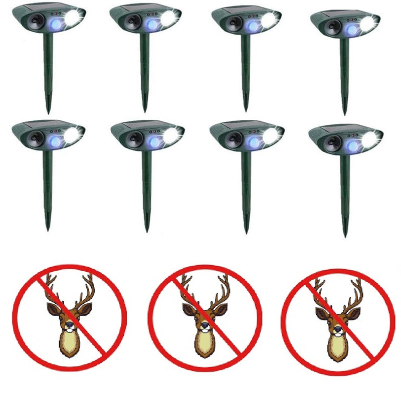 Annie’s Fashion Solar Powered Ultrasonic Deer Repellent – Motion Sensor Animal Deterrent for Garden, Lawn & Yard Protection