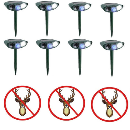Annie’s Fashion Solar Powered Ultrasonic Deer Repellent – Motion Sensor Animal Deterrent for Garden, Lawn & Yard Protection