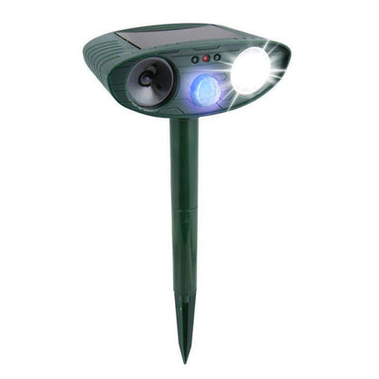 Annie’s Fashion Solar Powered Ultrasonic Deer Repellent – Motion Sensor Animal Deterrent for Garden, Lawn & Yard Protection