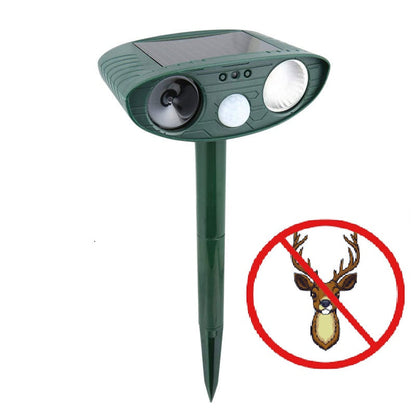 Annie’s Fashion Solar Powered Ultrasonic Deer Repellent – Motion Sensor Animal Deterrent for Garden, Lawn & Yard Protection