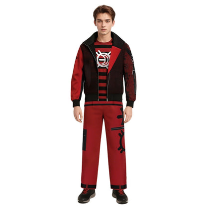 Annies-fashion – Vampire Costume Set | Bold Jacket and Pants Outfit for Halloween Fun