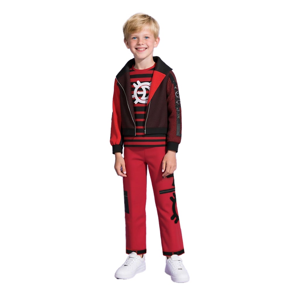 Annies-fashion – Vampire Costume Set | Bold Jacket and Pants Outfit for Halloween Fun