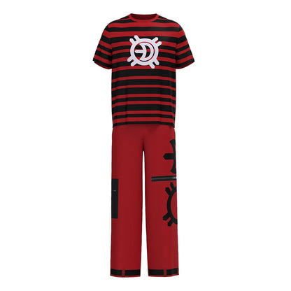 Annies-fashion – Vampire Costume Set | Bold Jacket and Pants Outfit for Halloween Fun
