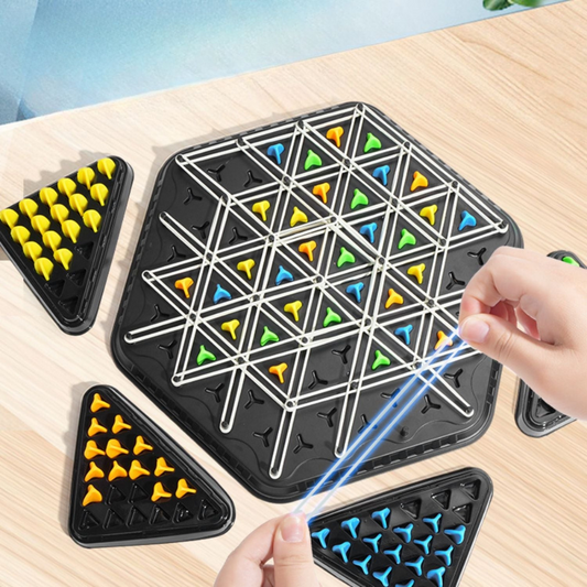 Strategy Board Game | Triangular Puzzle Challenge for Kids