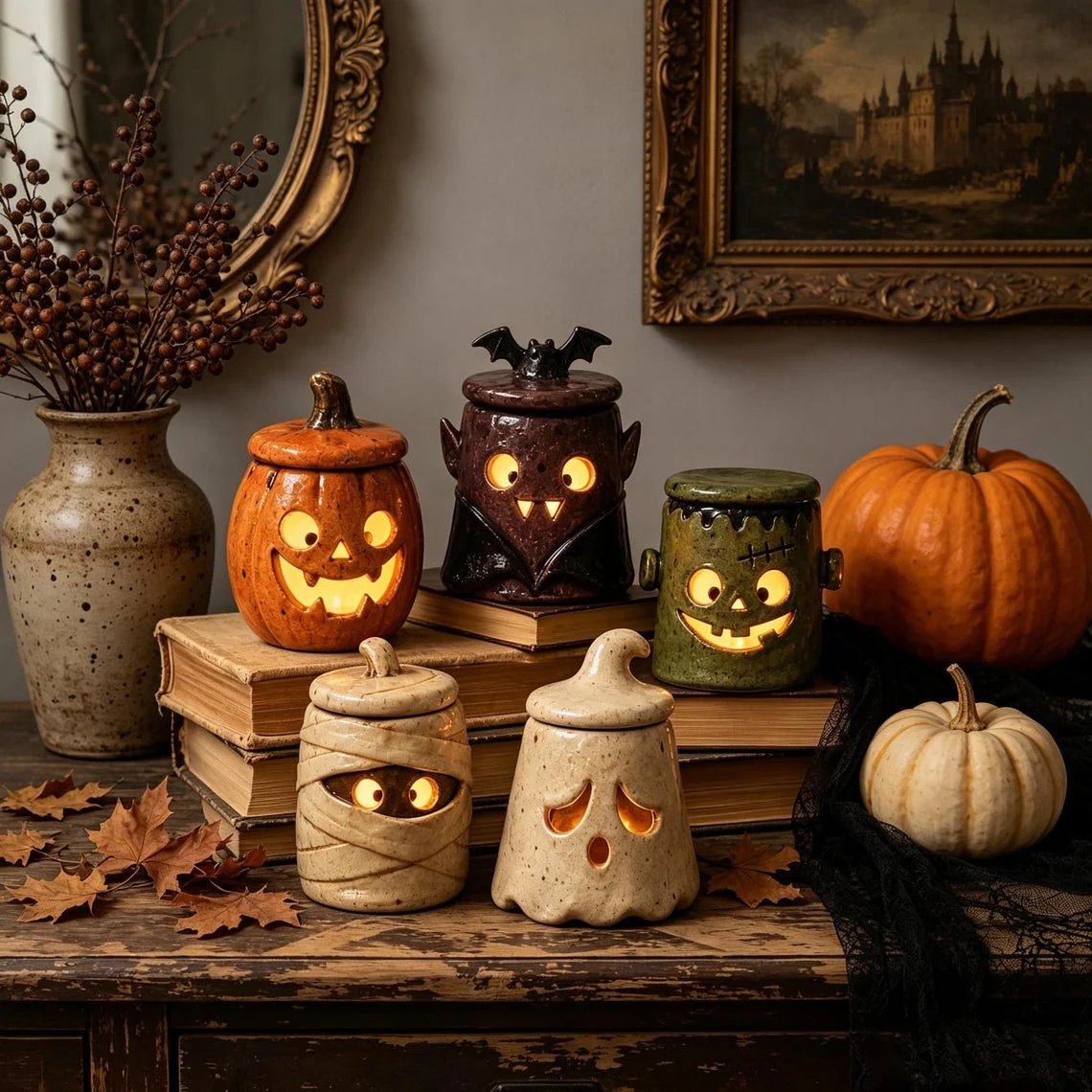 Annies-fashion – Handcrafted Artisan Monster Tea Light Holder