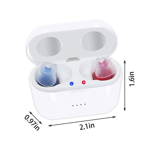 Annie’s Fashion Invisible CIC Hearing Aid – Rechargeable, Discreet, Small In-Canal for Seniors