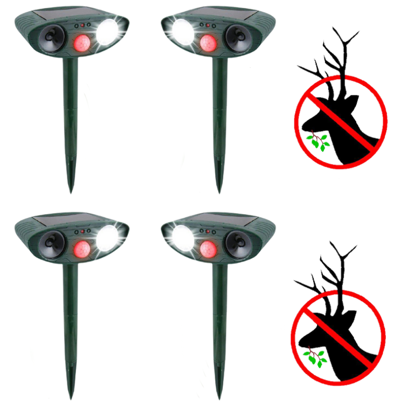 Annie Ultrasonic Solar Deer Repeller – Motion Sensor Animal Deterrent for Garden & Yard - Image 1