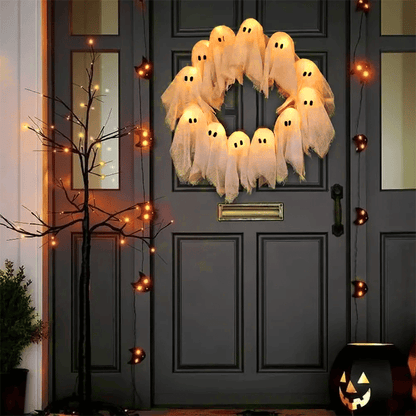Annies-fashion – Eerie Illuminated Halloween Wreath