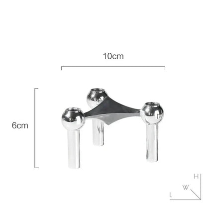 Abstract Molecular Structure Candle Holder