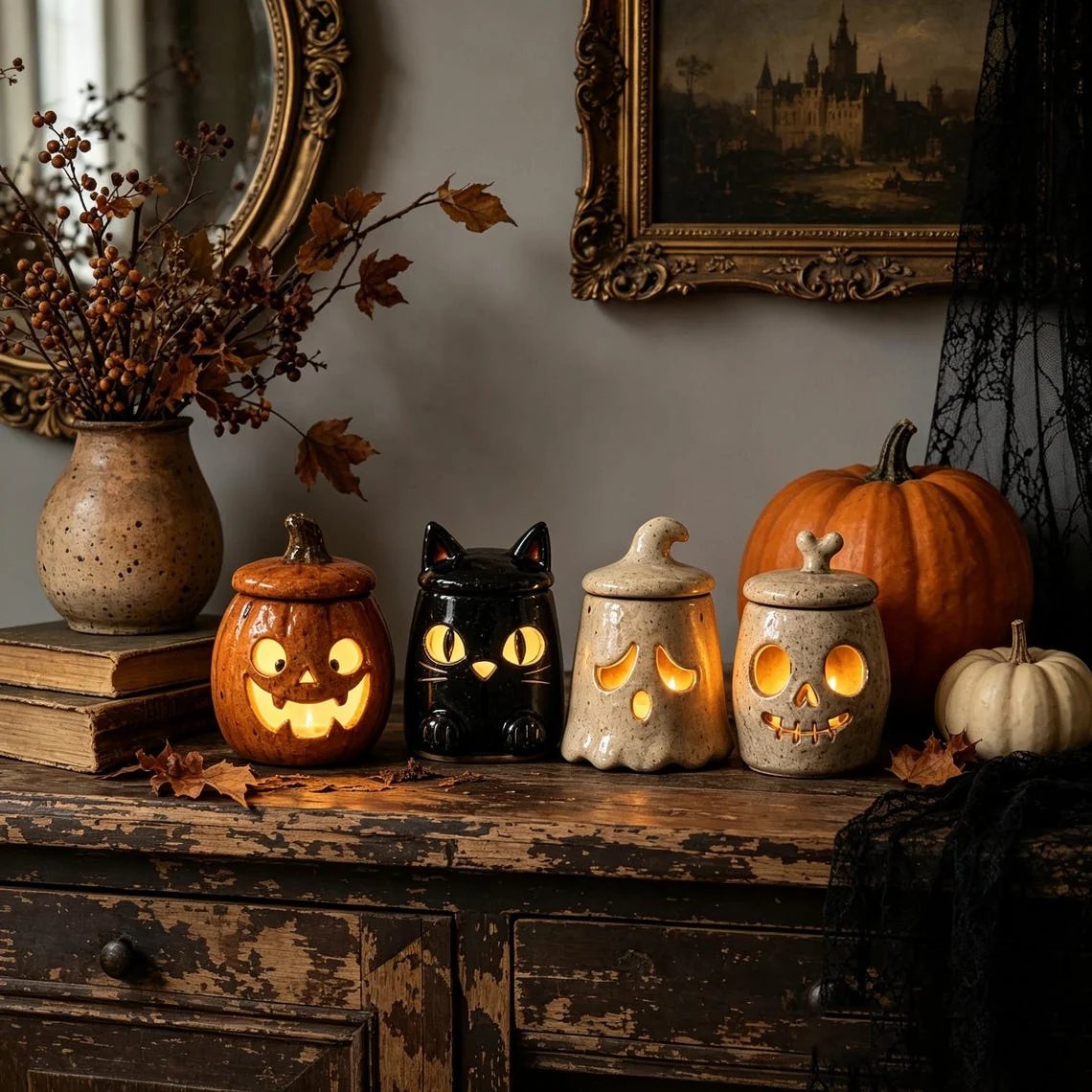 Annies-fashion – Handcrafted Artisan Monster Tea Light Holder