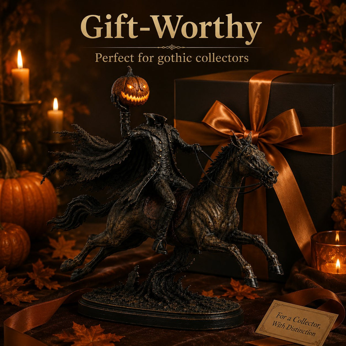 Annies-fashion – Headless Horseman Halloween Statue