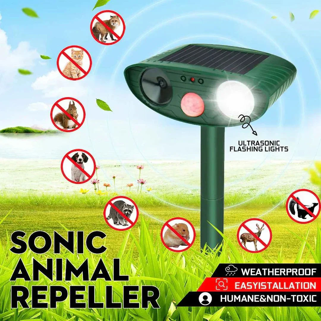 Annie Solar Ultrasonic Chipmunk Repeller – Outdoor Rodent Deterrent Device - Image 2