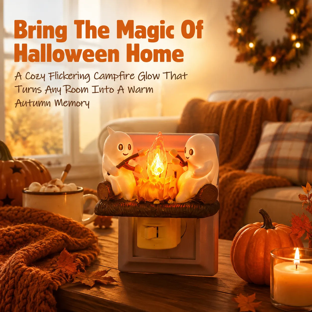 Annies-fashion – Cozy Halloween Campfire Night Light
