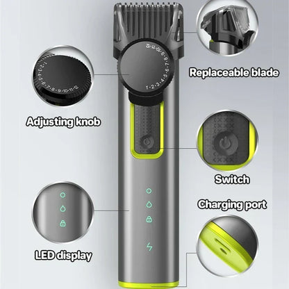 Beard Trimmer and Cordless Hair Clipper Set