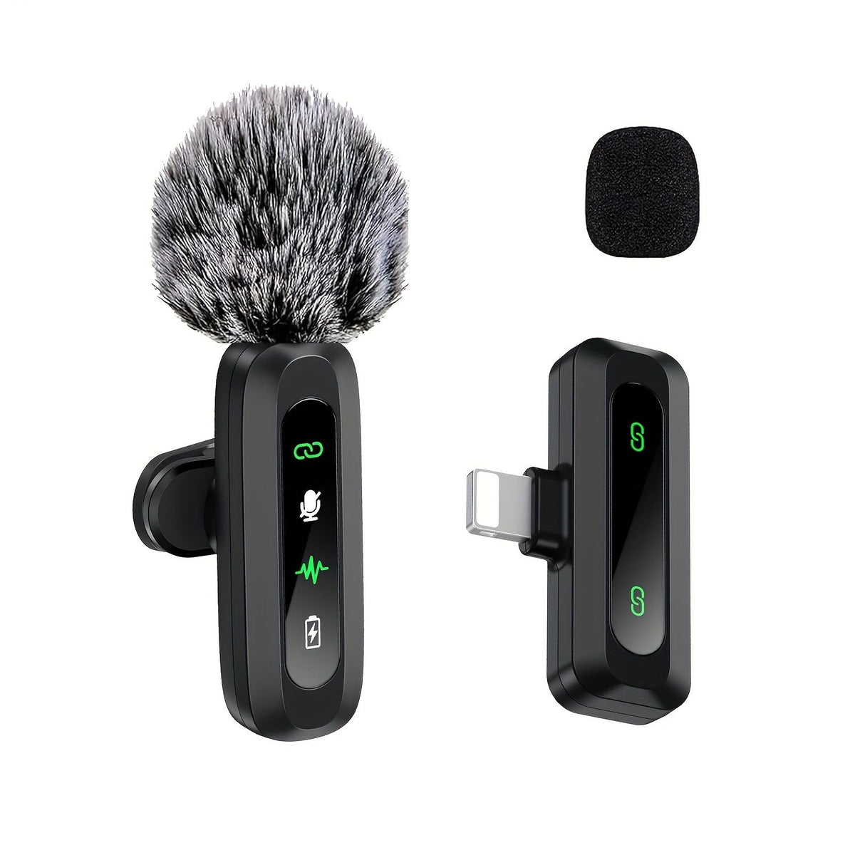 Wireless Lavalier Microphone | Dual USB-C Recording System