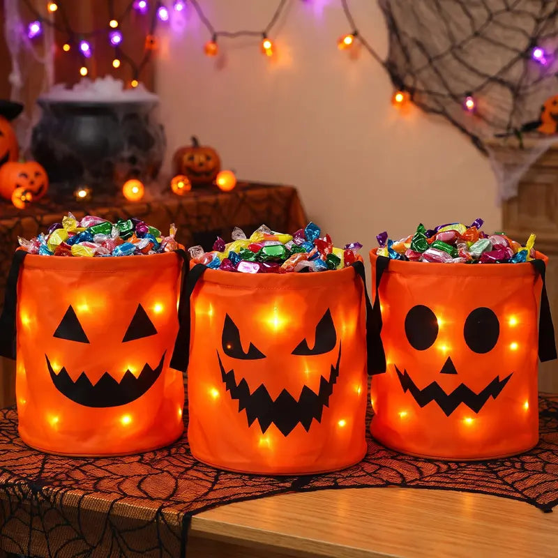 Annies-fashion – LED Halloween Candy Bucket Set