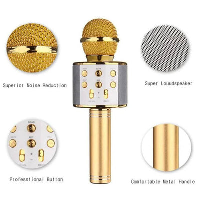 Bluetooth Karaoke Microphone with Speaker