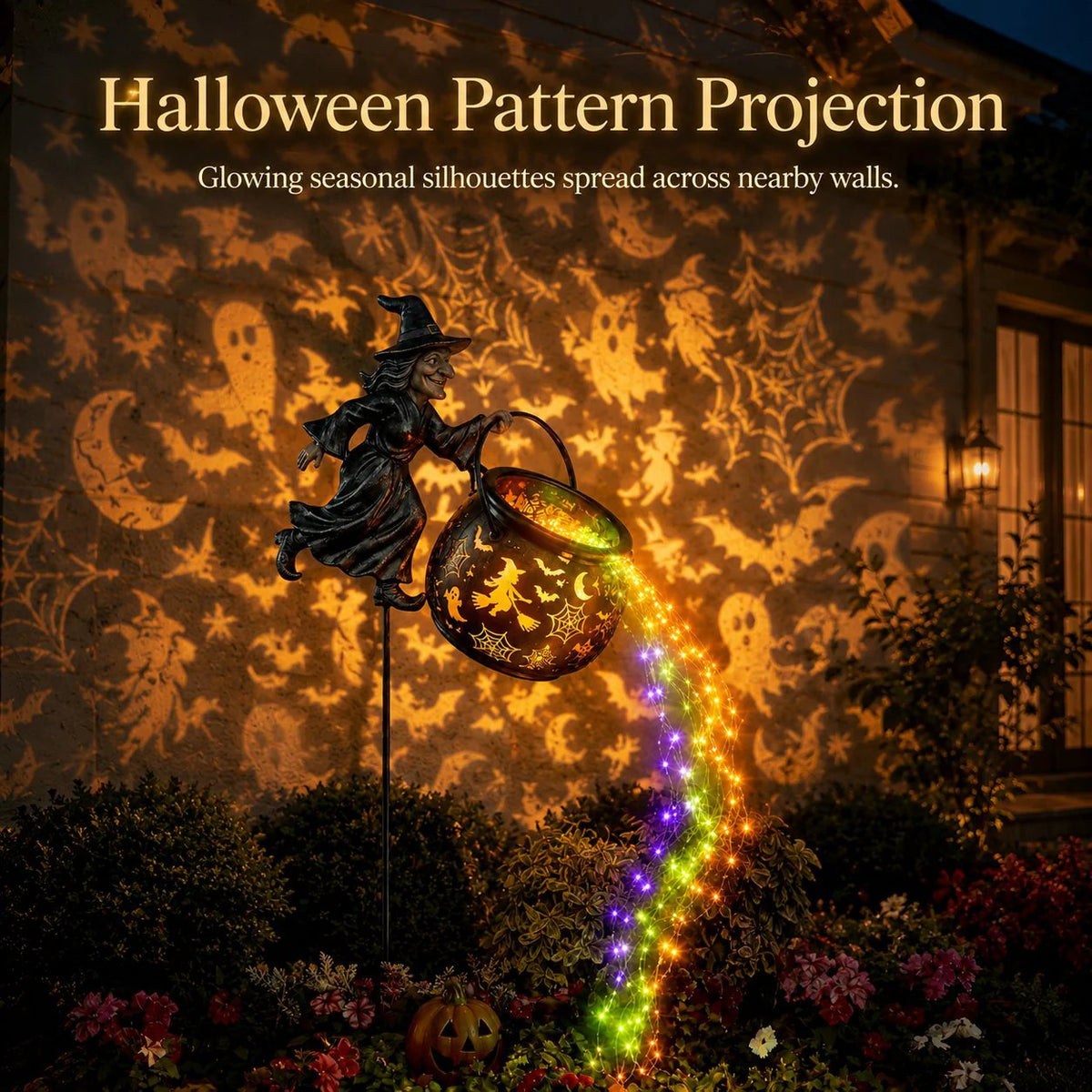 Annies-fashion – Halloween Witch Garden Light