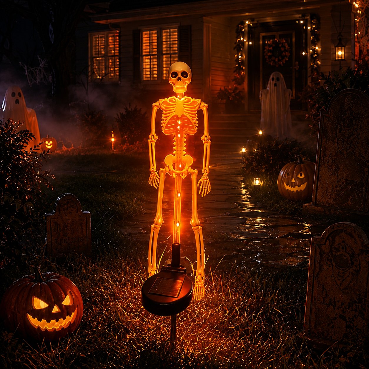 Annies-fashion – LED Skeleton Yard Decor