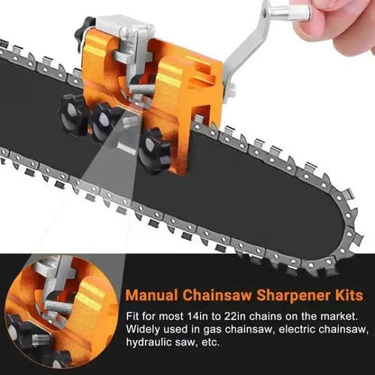Adjustable Tool Set for Precision Chainsaw Sharpening and Filing