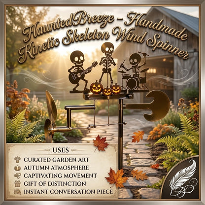 Annies-fashion – Handmade Kinetic Skeleton Wind Spinner
