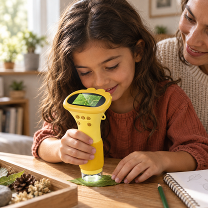 Digital Microscope with Integrated Screen
