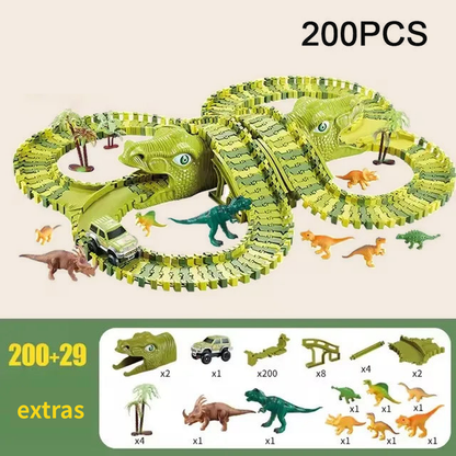 Dinosaur Flexible Race Track Set
