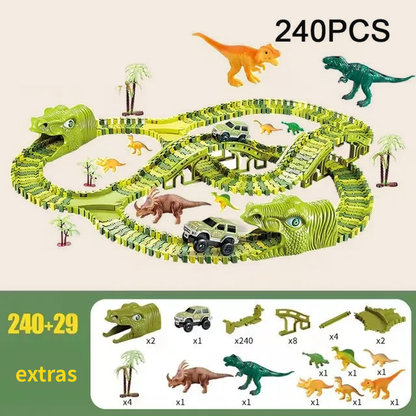 Dinosaur Flexible Race Track Set