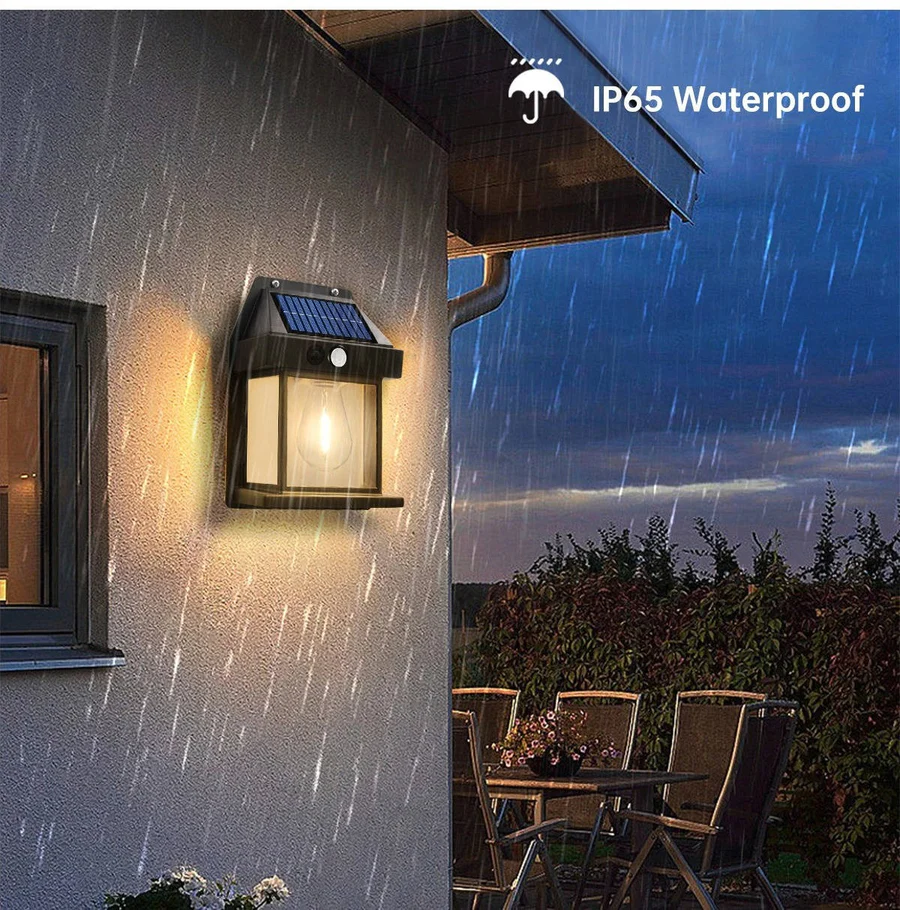 Annie’s Fashion Solar Wall Lamp Outdoor, Set of 2