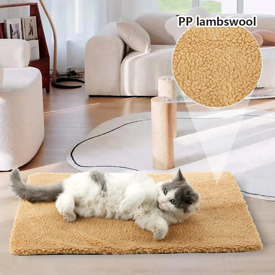 Annie’s Fashion Non-Electric Heating Pad for Cats & Dogs – Washable Self-Warming Pet Mat