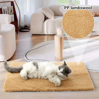 Annie’s Fashion Non-Electric Heating Pad for Cats & Dogs – Washable Self-Warming Pet Mat