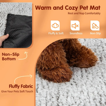 Annie’s Fashion Non-Electric Heating Pad for Cats & Dogs – Washable Self-Warming Pet Mat