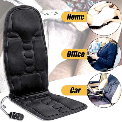 Annie’s Fashion 8 Mode Massage Chair Pad With Heated Back Neck Cushion