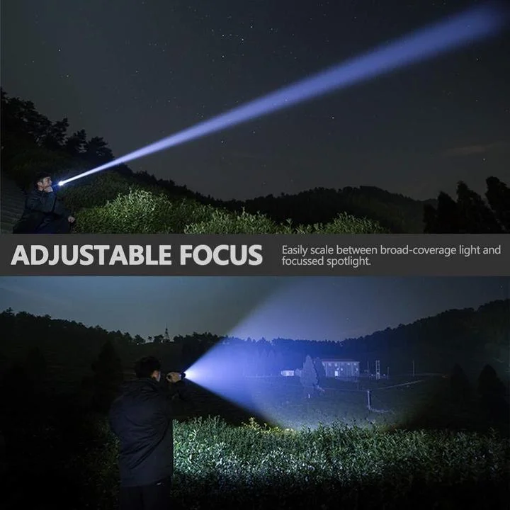 Annie’s Fashion Powerful LED Flashlight – 90,000 Lumens Rechargeable Tactical Torch