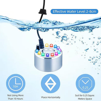 Annies-fashion – 12-LED Ultrasonic Mist Maker