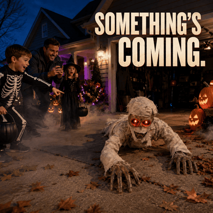 Annies-fashion – Glowing Red Eyes Crawling Horror Mummy
