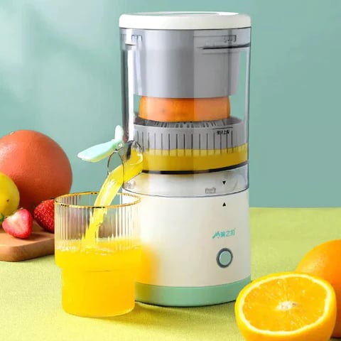 Automatic Cordless Citrus Juicer – Portable Fruit Juice Squeezer