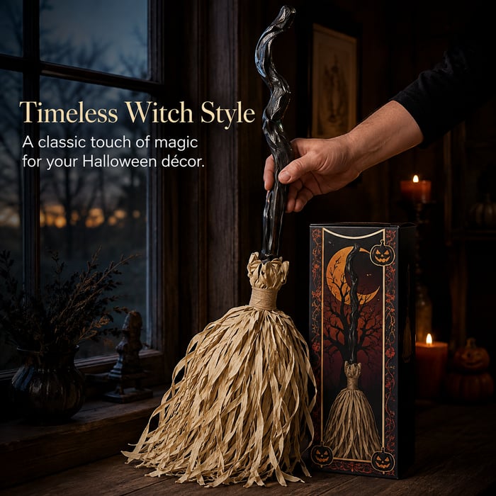 Annies-fashion – Motion Activated Halloween Broom Light