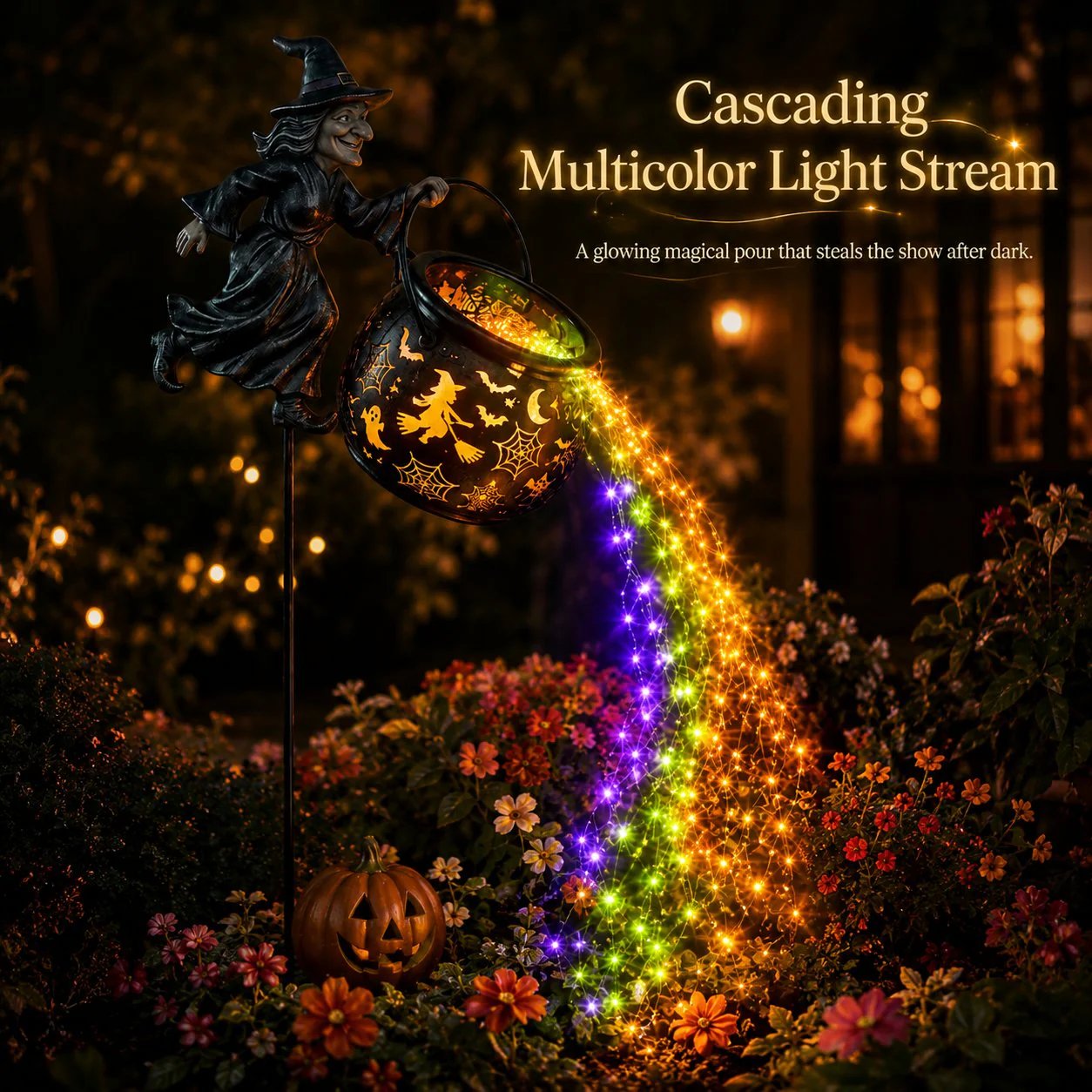 Annies-fashion – Halloween Witch Garden Light