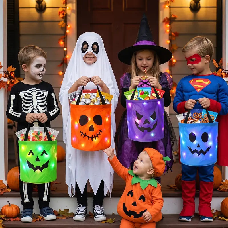 Annies-fashion – LED Halloween Candy Bucket Set