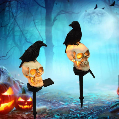 Annies-fashion – Animated Solar Skull Garden Stake