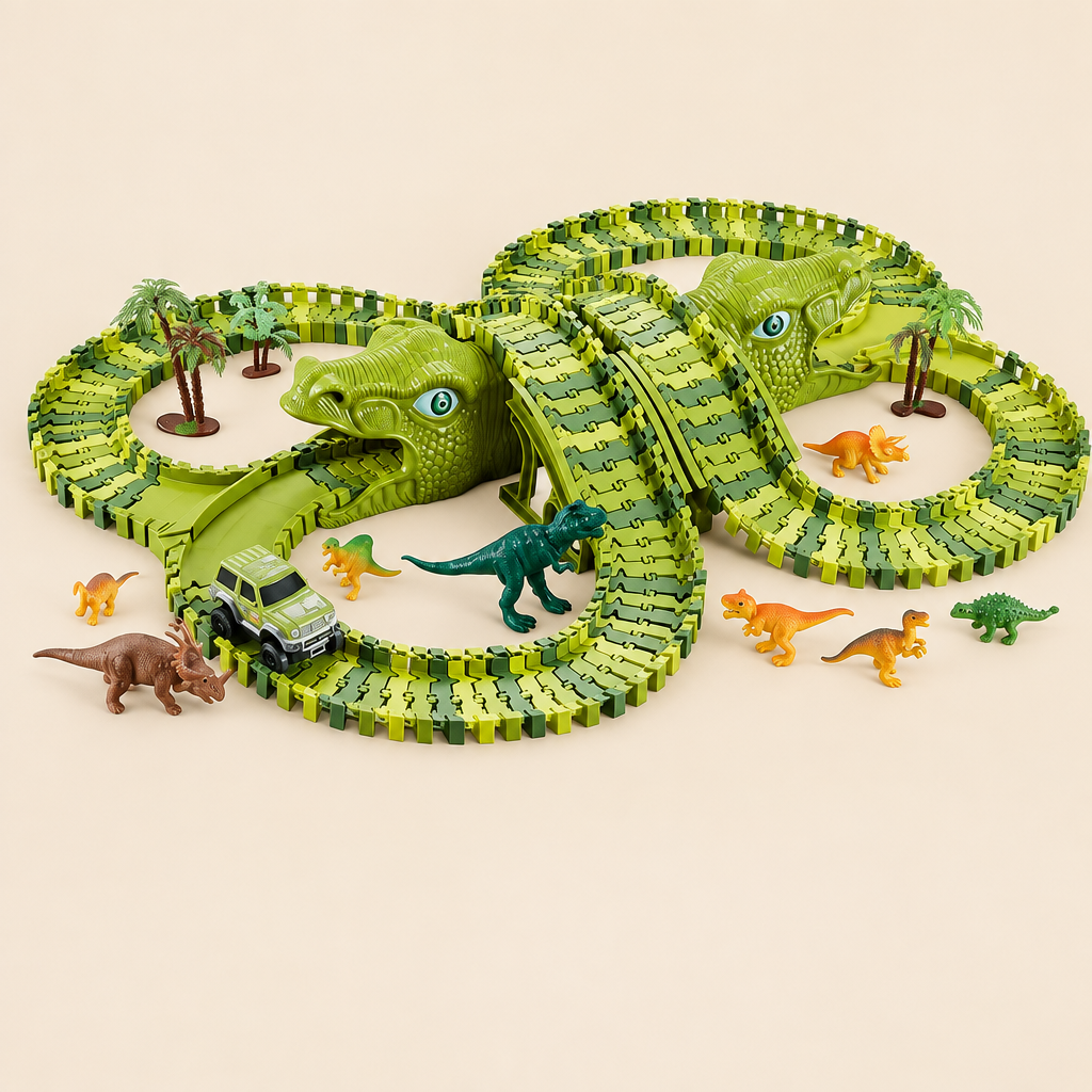 Dinosaur Flexible Race Track Set