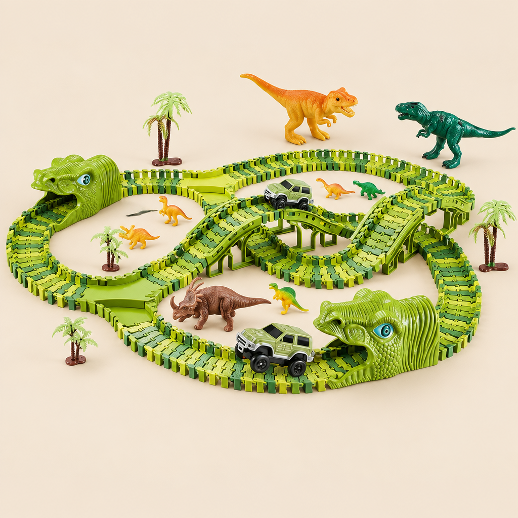 Dinosaur Flexible Race Track Set